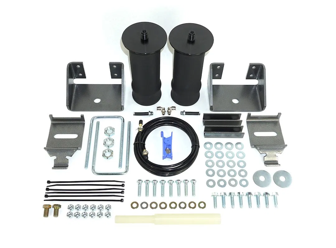 HP10033 – PACBRAKE Helper Spring Kit, Sleeve Air Spring Frame Mount Up To 1800 Pound Load Capacity Air Adjustable Fro...